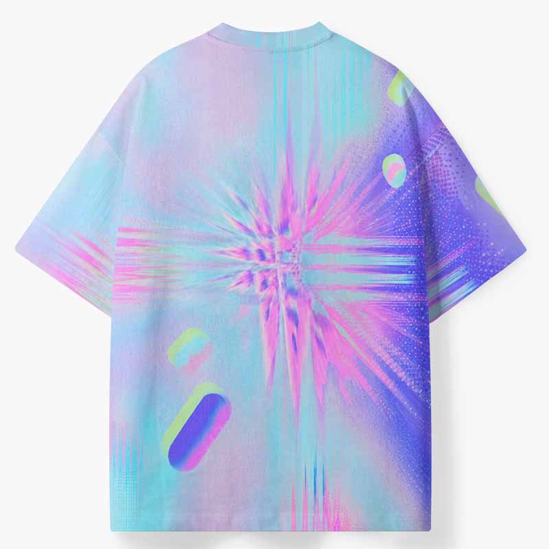 Soulisfree HIGH FREQUENCY ECO‑PERF Graphic Tee