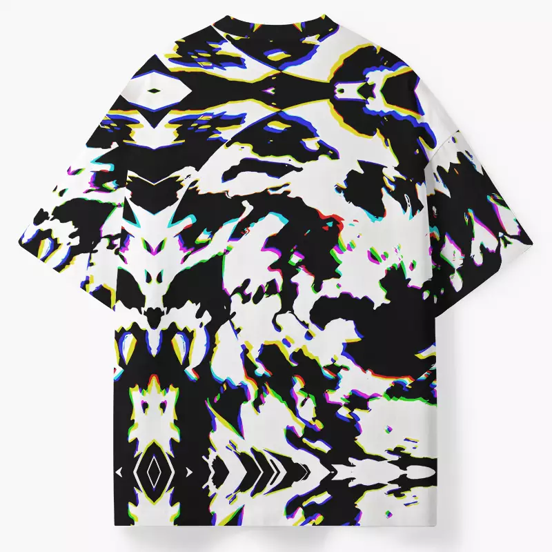 Soulisfree RGB Glitch Camo ECO‑PERF Graphic Tee