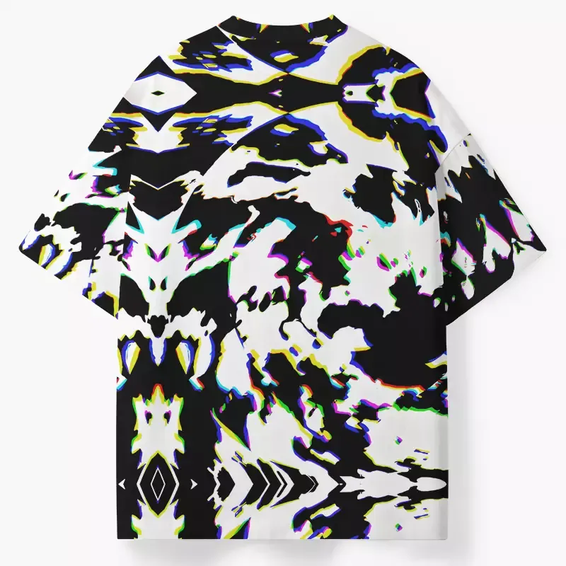 Soulisfree RGB Glitch Camo ECO‑PERF Graphic Tee