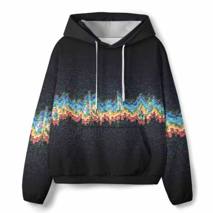 Soulisfree  Energy Signal All-Over Print Hoodie
