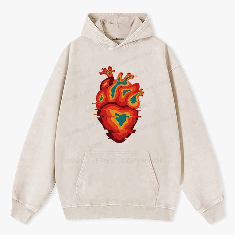 Soulisfree  The Crystallization of the Soul Washed Hoodie