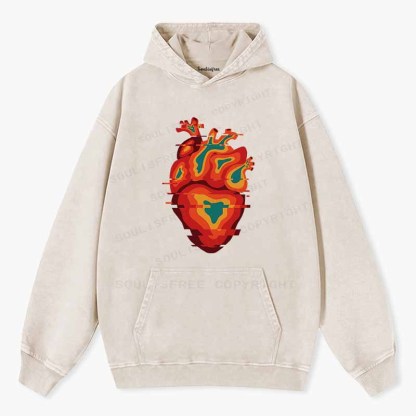 Soulisfree  The Crystallization of the Soul Washed Hoodie