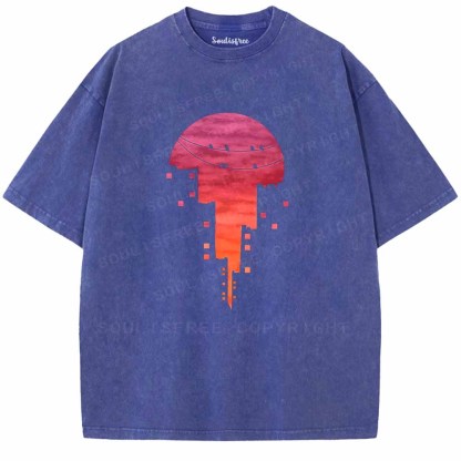 Soulisfree CITY SUNSET Washed Tee