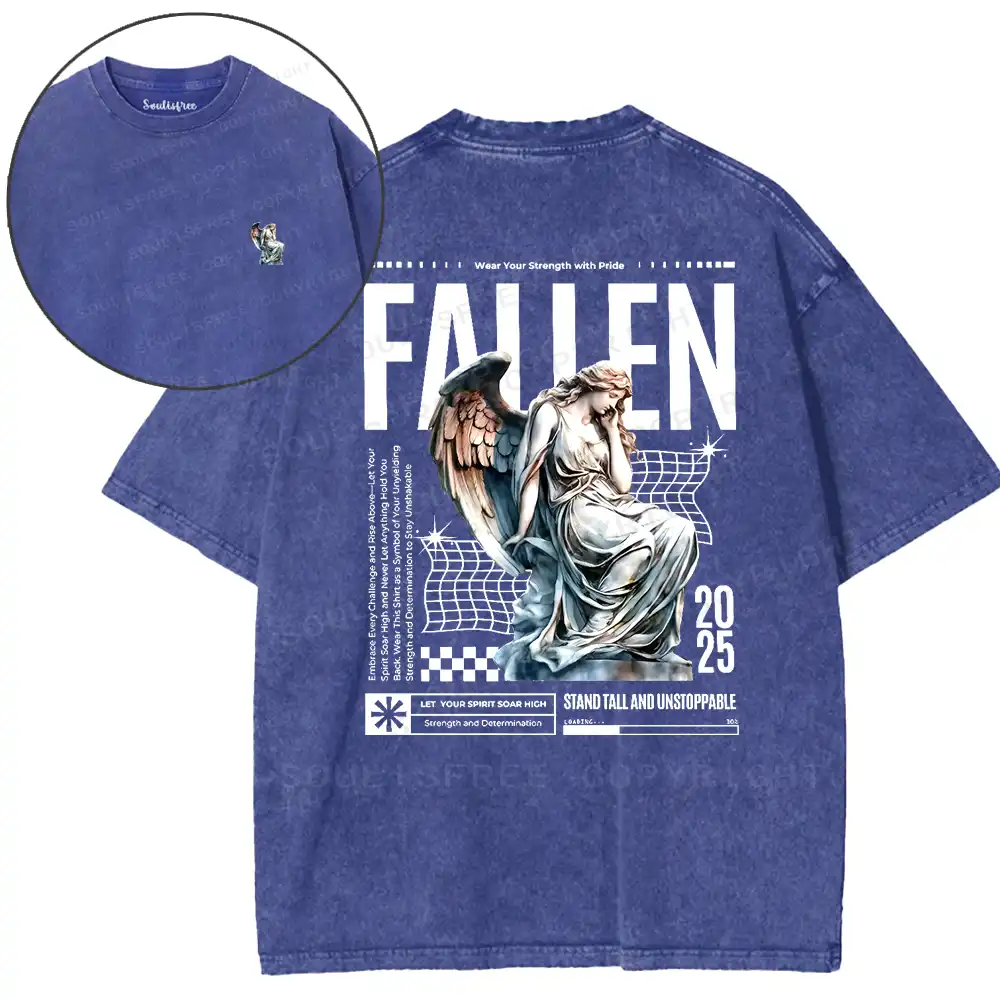 Angelic Fallen Washed T-shirt