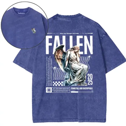 Angelic Fallen Washed T-shirt