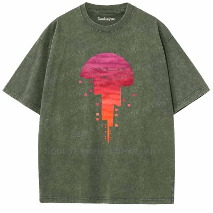 Soulisfree CITY SUNSET Washed Tee