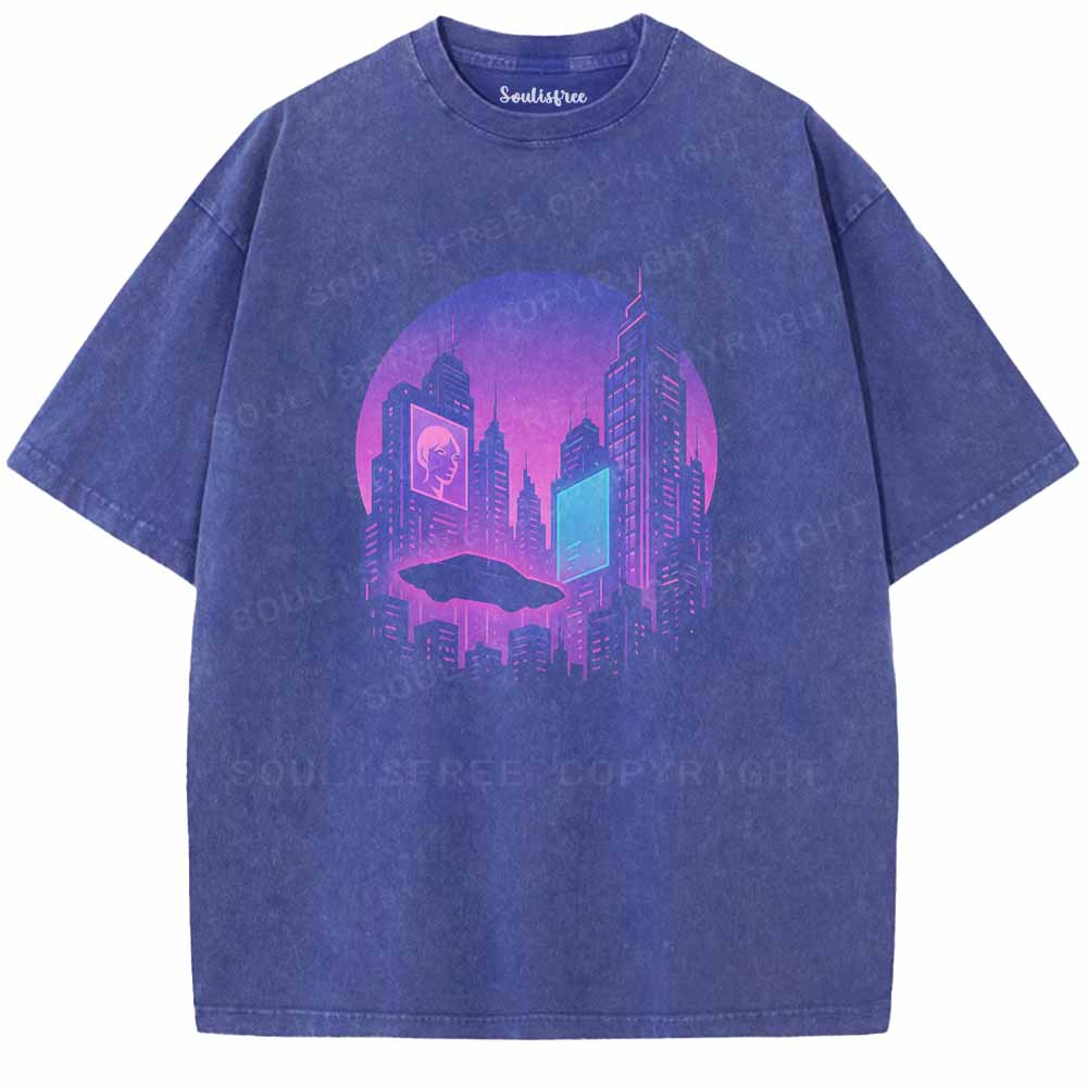 Soulisfree NEON FLOAT DRIVE Washed Tee
