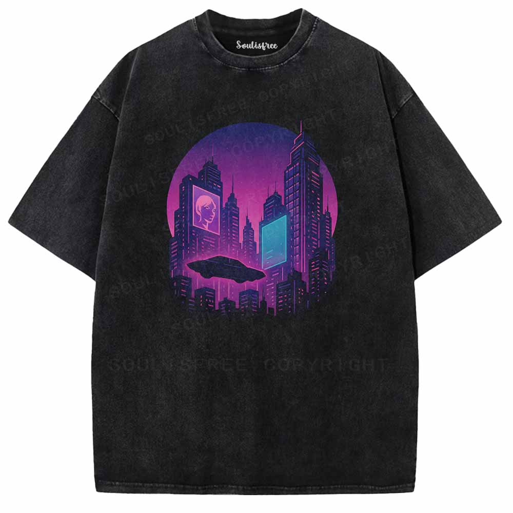 Soulisfree NEON FLOAT DRIVE Washed Tee