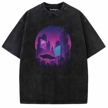 Soulisfree NEON FLOAT DRIVE Washed Tee