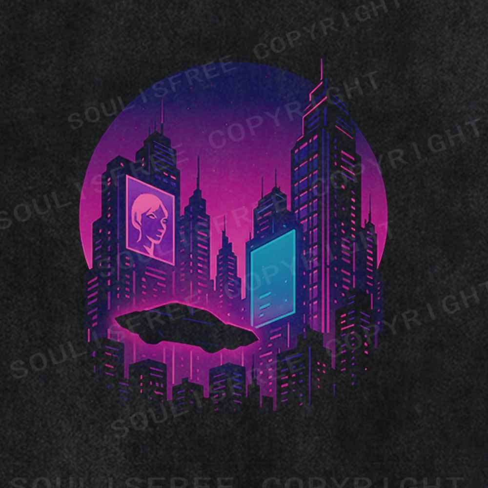 Soulisfree NEON FLOAT DRIVE Washed Tee