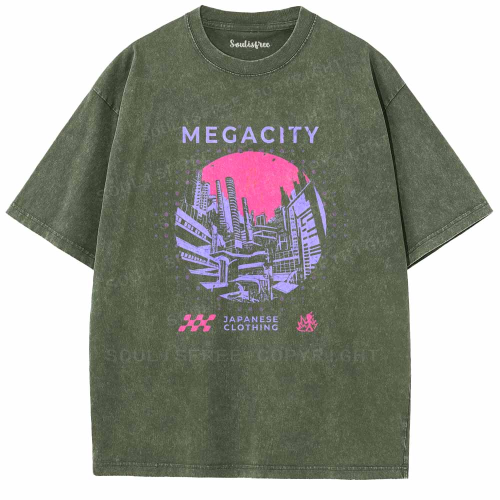 Soulisfree Megacity East Urban Grind Washed Tee