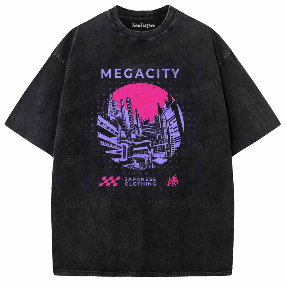 Soulisfree Megacity East Urban Grind Washed Tee