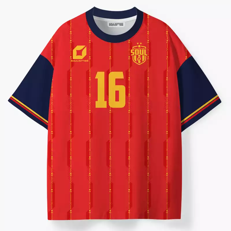 Soulisfree Crimson Force ECO‑PERF Graphic Tee