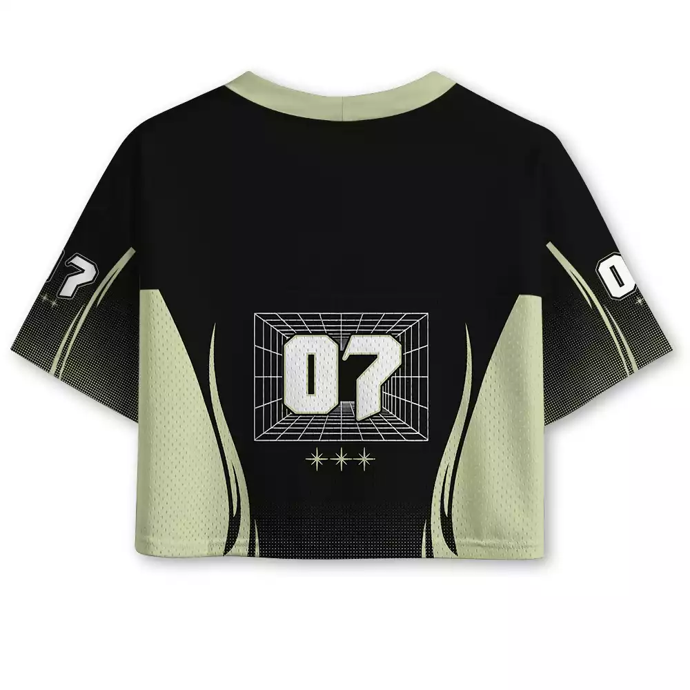 Soulisfree PANIC Future Body Collapse Cropped Mesh Jersey