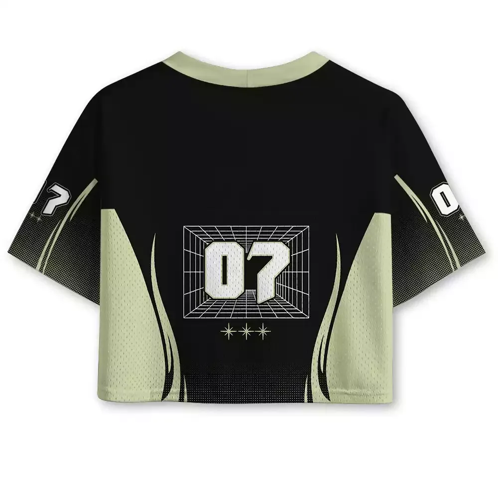 Soulisfree PANIC Future Body Collapse Cropped Mesh Jersey