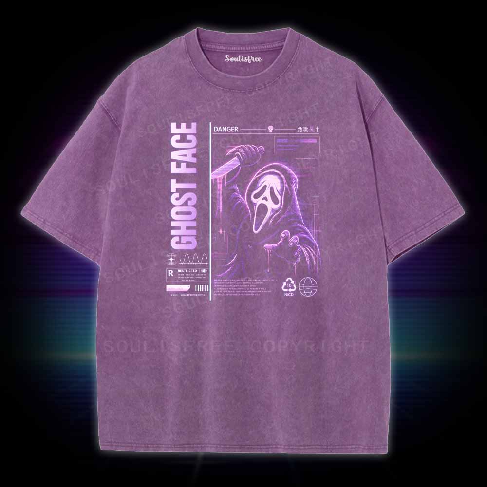 Soulisfree Ghost Face Washed Tee