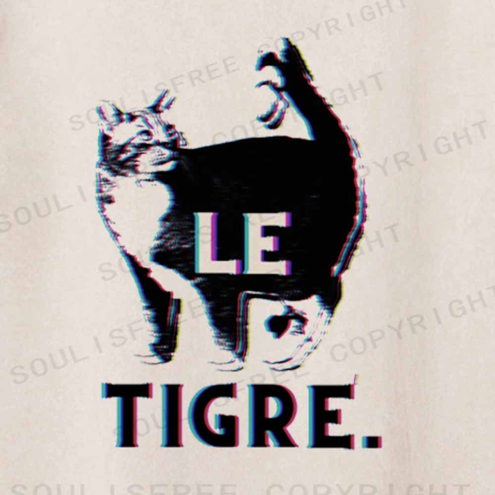 Soulisfree  LE  TIGRE Washed Tee