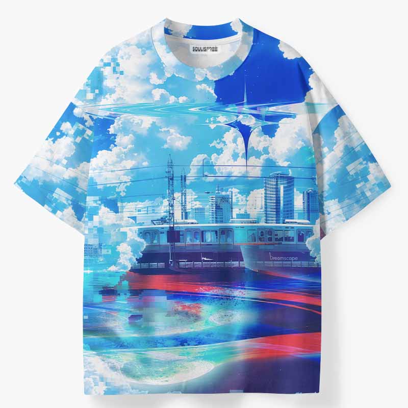 Soulisfree NEXT STOP: DREAMS ECO‑PERF Graphic Tee