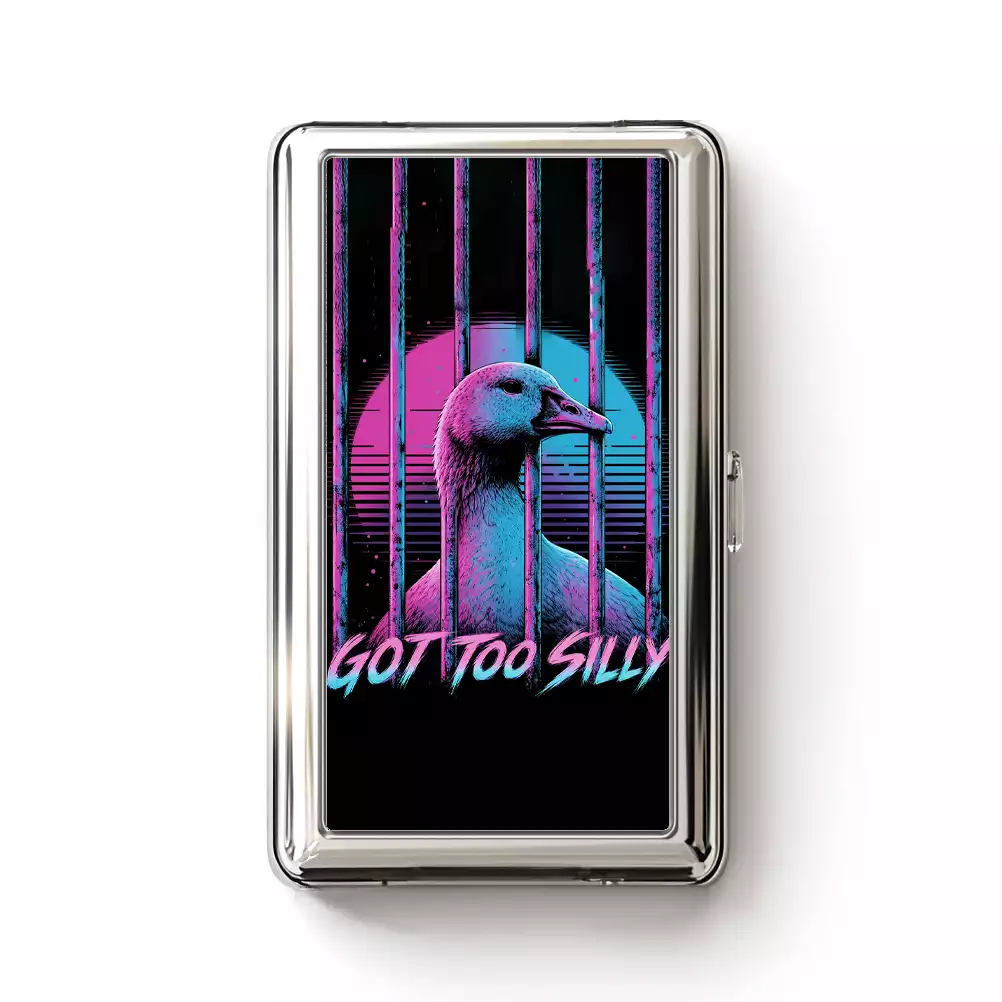 Soulisfree GOT TOO SILLY  Metal Pocket Case