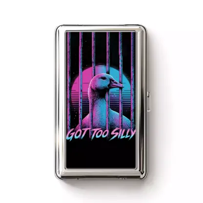Soulisfree GOT TOO SILLY  Metal Pocket Case