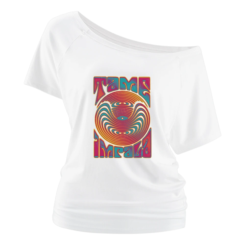 Psychedelic Moment Off Shoulder Top
