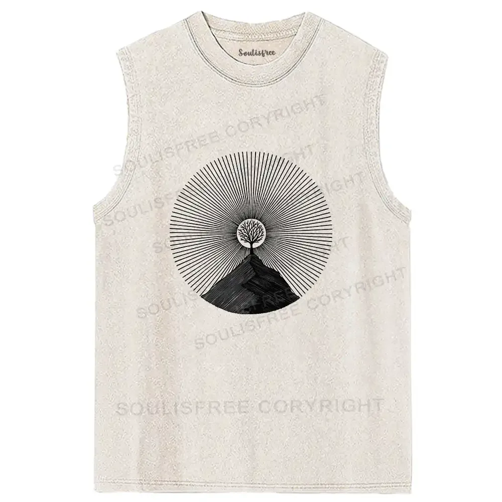 Designed Your Mountain Ⅳ Washed Tank | soulisfree