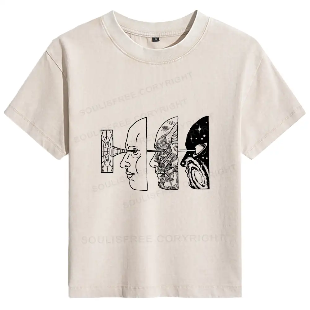 Reality Is Manipulated By Thought Basic Washed T-shirt