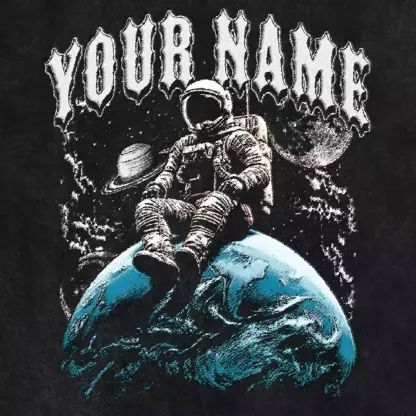 YOUR NAME Washed Space T-shirt