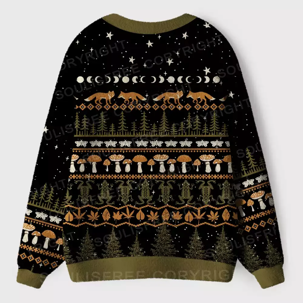 Mystic Woods Ugly Cardigan Sweaters