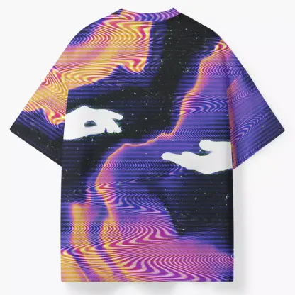 Soulisfree Trippy Space Meditation ECO‑PERF Graphic Tee
