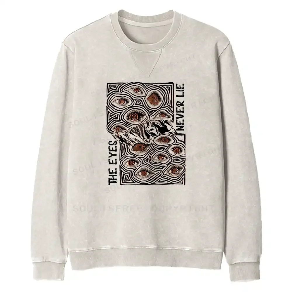 Behind the Eyes Fit Washed Sweatshirt