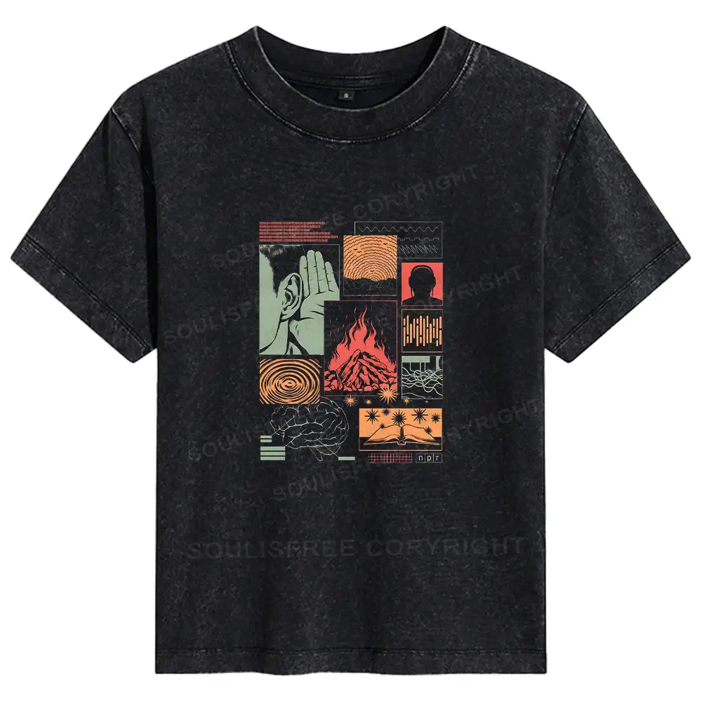 Listen Basic Washed T-shirt