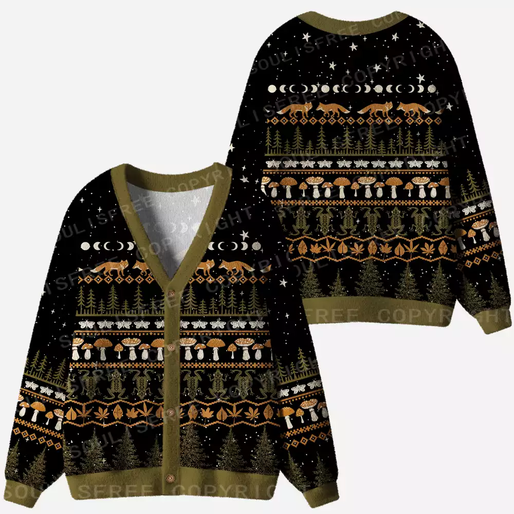 Mystic Woods Ugly Cardigan Sweaters