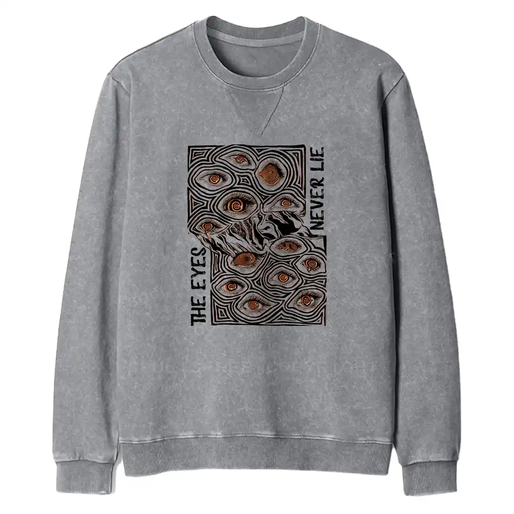 Behind the Eyes Fit Washed Sweatshirt