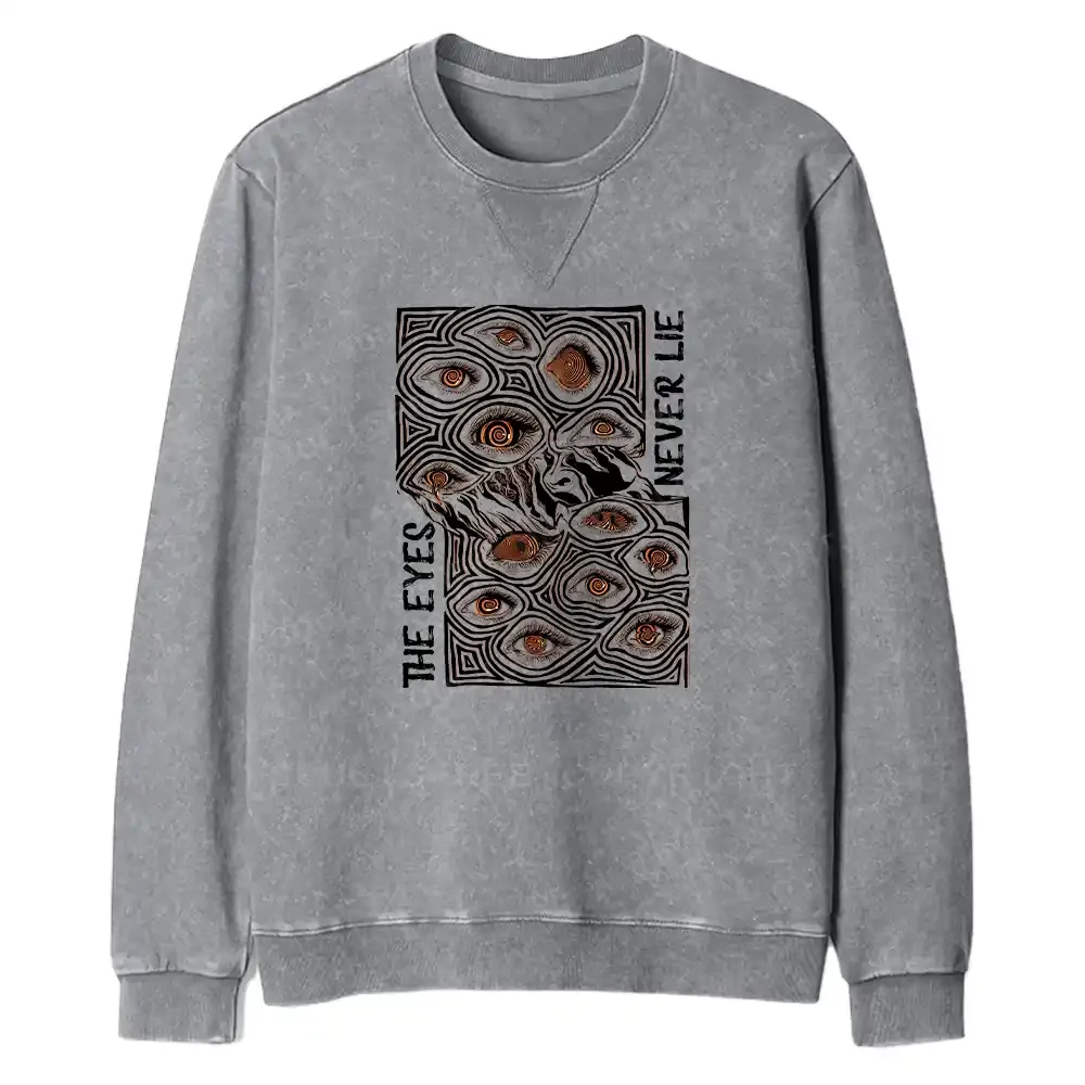 Behind the Eyes Fit Washed Sweatshirt