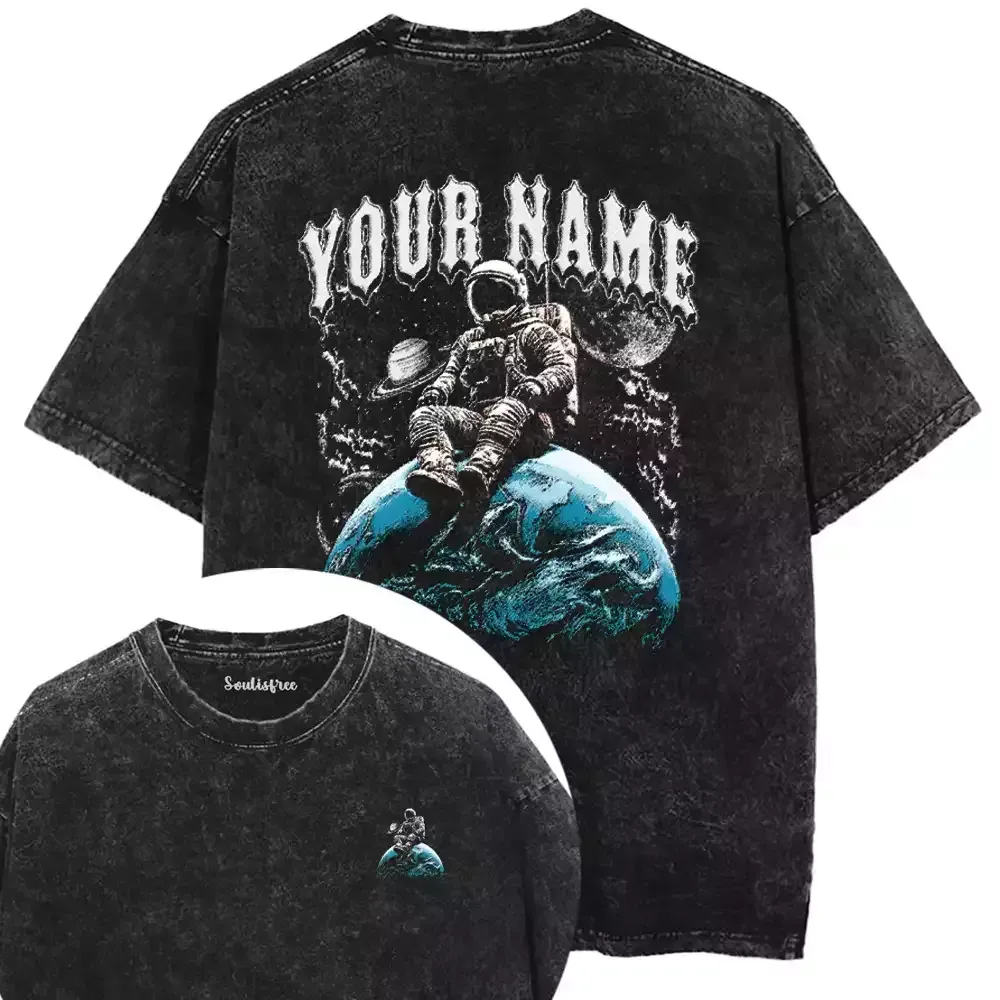 YOUR NAME Washed Space T-shirt