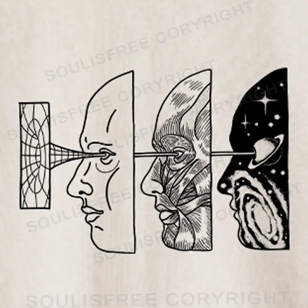 Reality Is Manipulated By Thought Washed Crop T-shirt