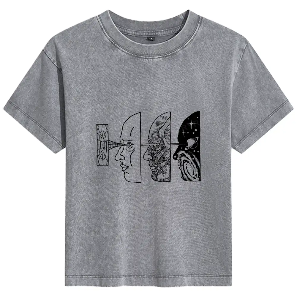 Reality Is Manipulated By Thought Basic Washed T-shirt