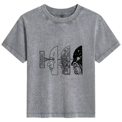 Reality Is Manipulated By Thought Basic Washed T-shirt