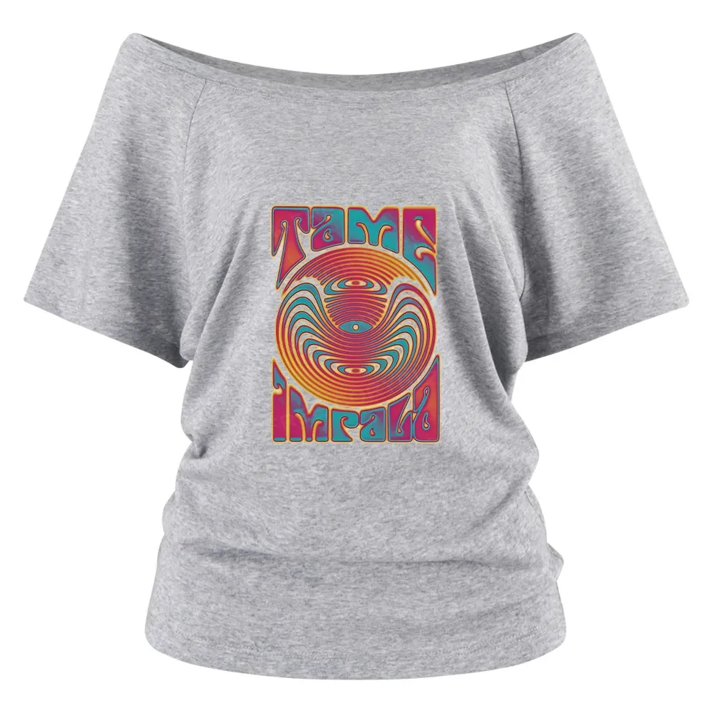 Psychedelic Moment Off Shoulder Top