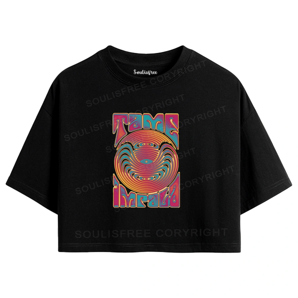 Psychedelic Moment Crop Top