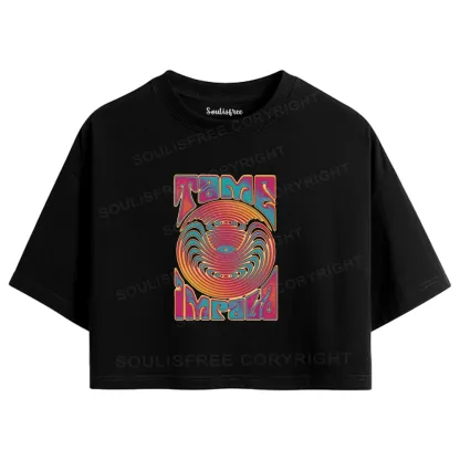 Psychedelic Moment Crop Top