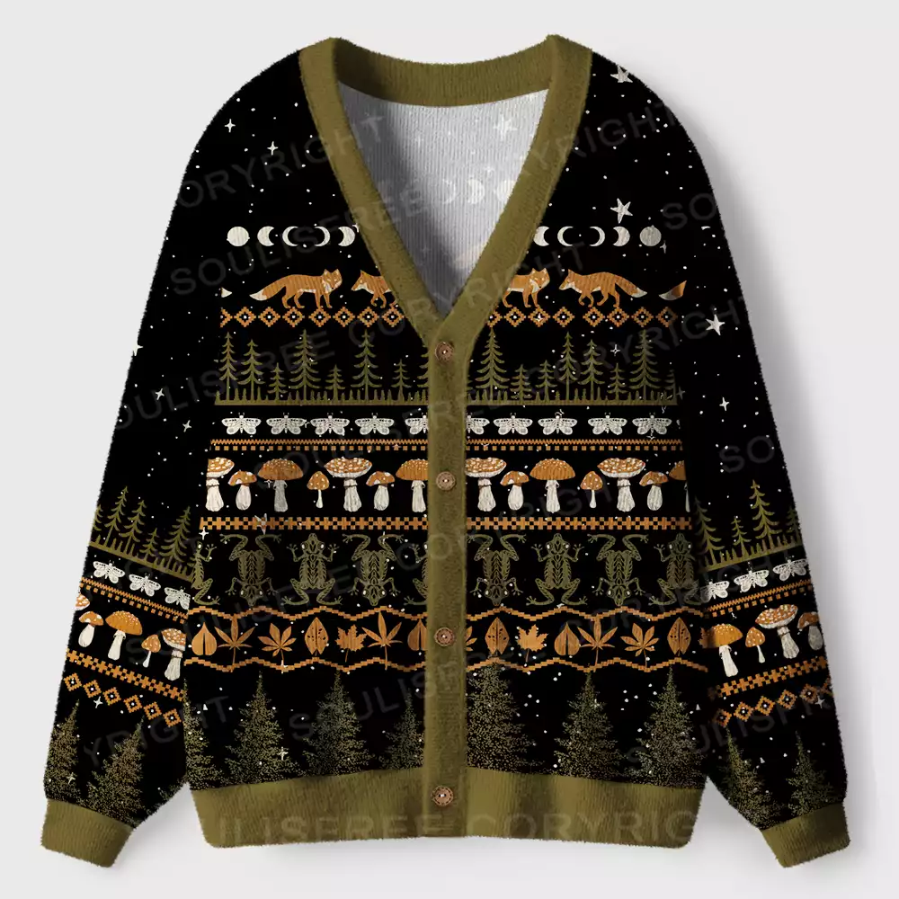 Mystic Woods Ugly Cardigan Sweaters