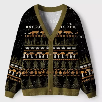 Mystic Woods Ugly Cardigan Sweaters