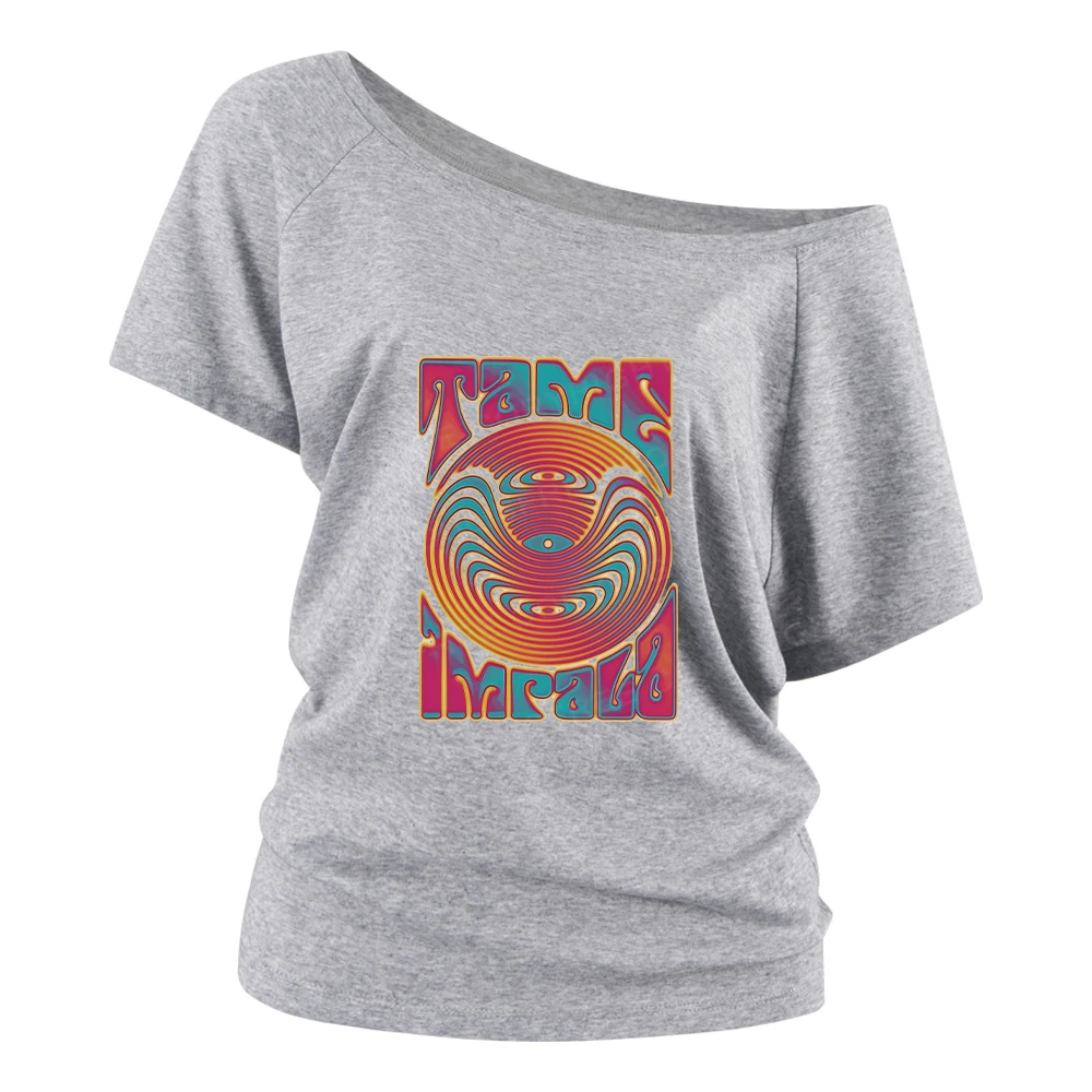 Psychedelic Moment Off Shoulder Top