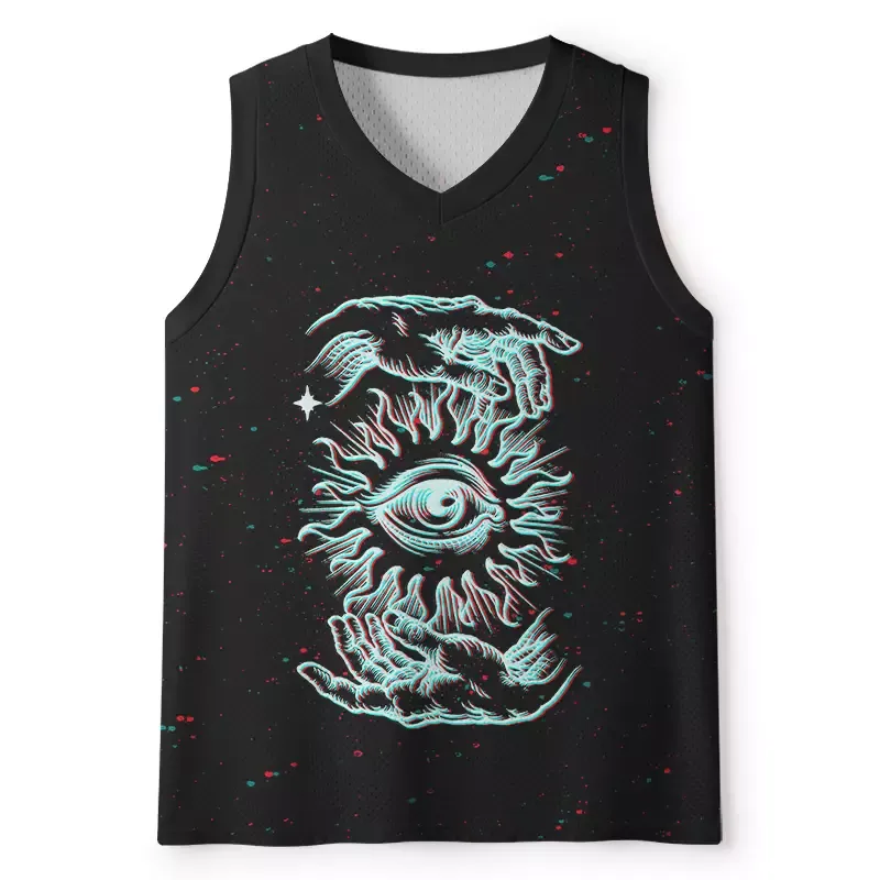 Designed Soulisfree Dimensional Illusion Touch Mesh Tank