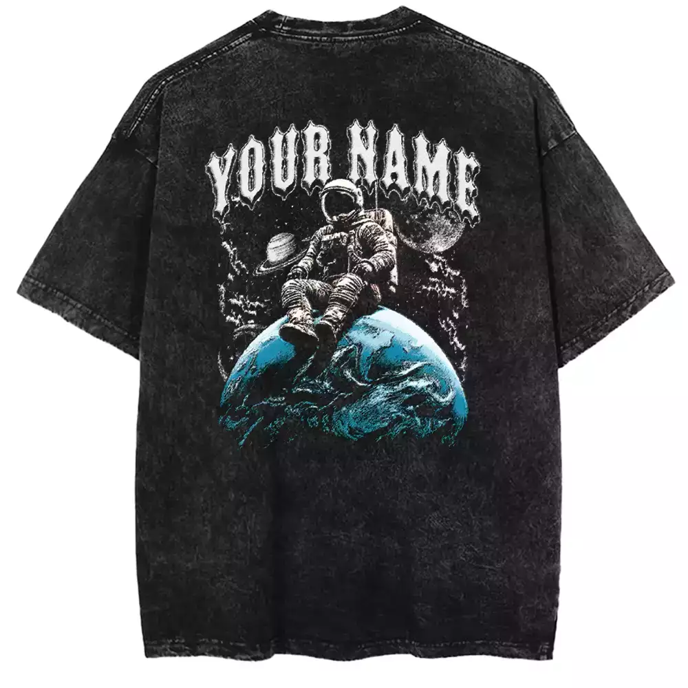 YOUR NAME Washed Space T-shirt