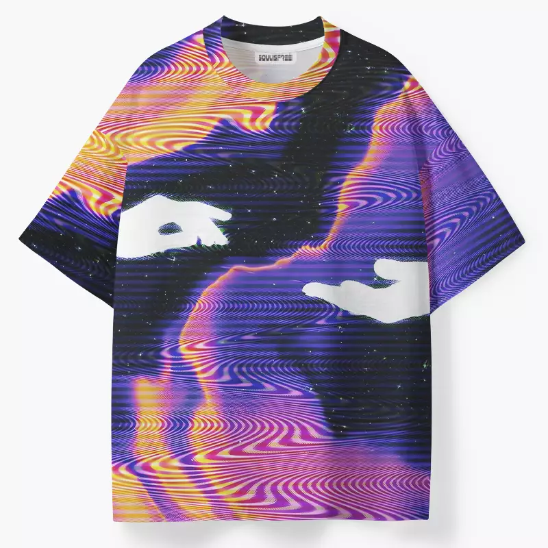 Soulisfree Trippy Space Meditation ECO‑PERF Graphic Tee