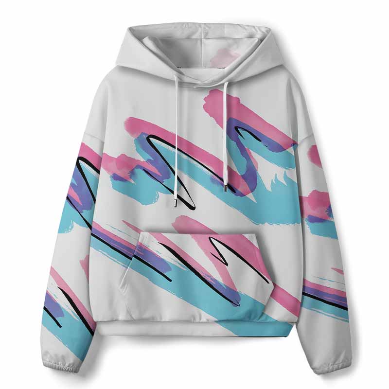 Soulisfree Steamwave Graffiti All-Over Print Hoodie