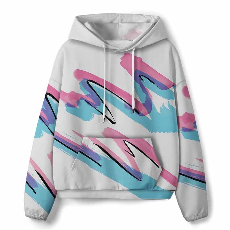Soulisfree Steamwave Graffiti All-Over Print Hoodie
